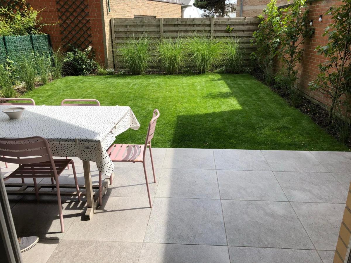 Vakantie Appartement Allure, Met Zuidgericht Tuintje Ostende Exterior foto